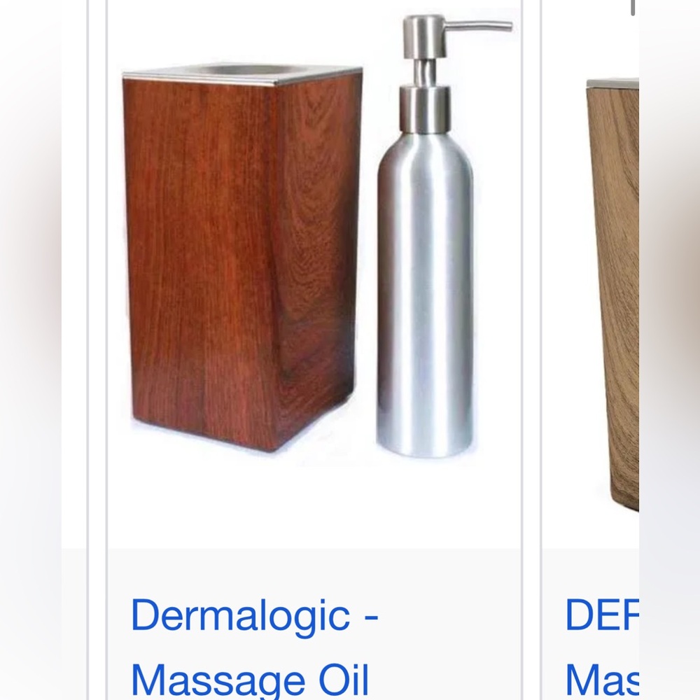 Massage oil warmer